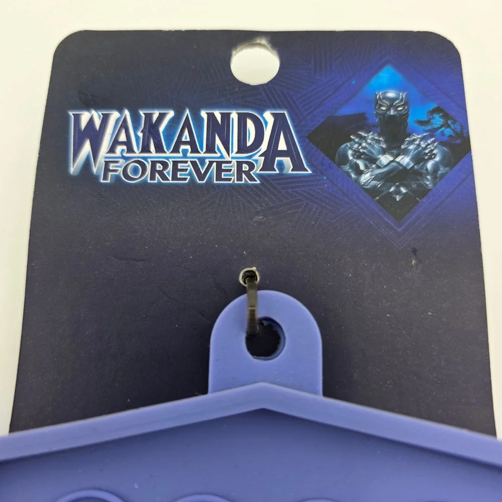 Marvel Wakanda Forever Silicone Trivet Fidget Pop It‎ Toy Purple